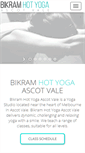 Mobile Screenshot of bikramyogaav.com.au